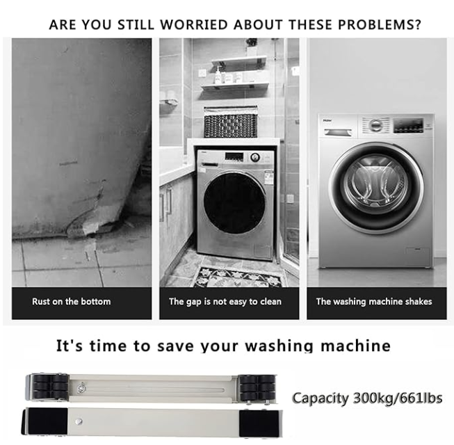 SOPORTES DE BASE CON RUEDAS PARA ELECTRODOMESTICOS