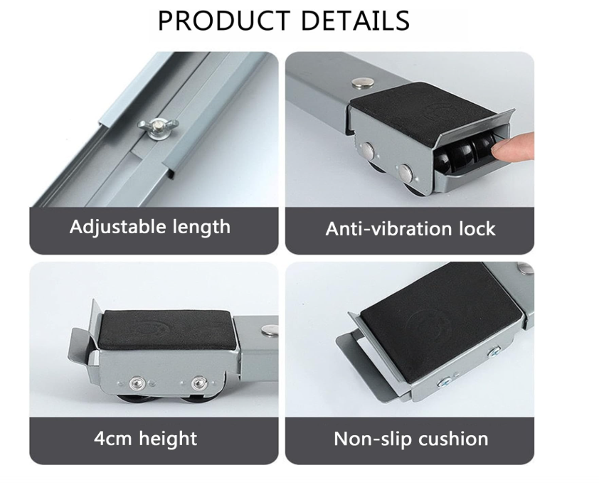 SOPORTES DE BASE CON RUEDAS PARA ELECTRODOMESTICOS